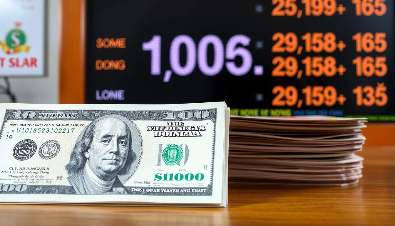 Tỷ giá USD VND hôm nay: 100 USD bằng bao nhiêu tiền Việt